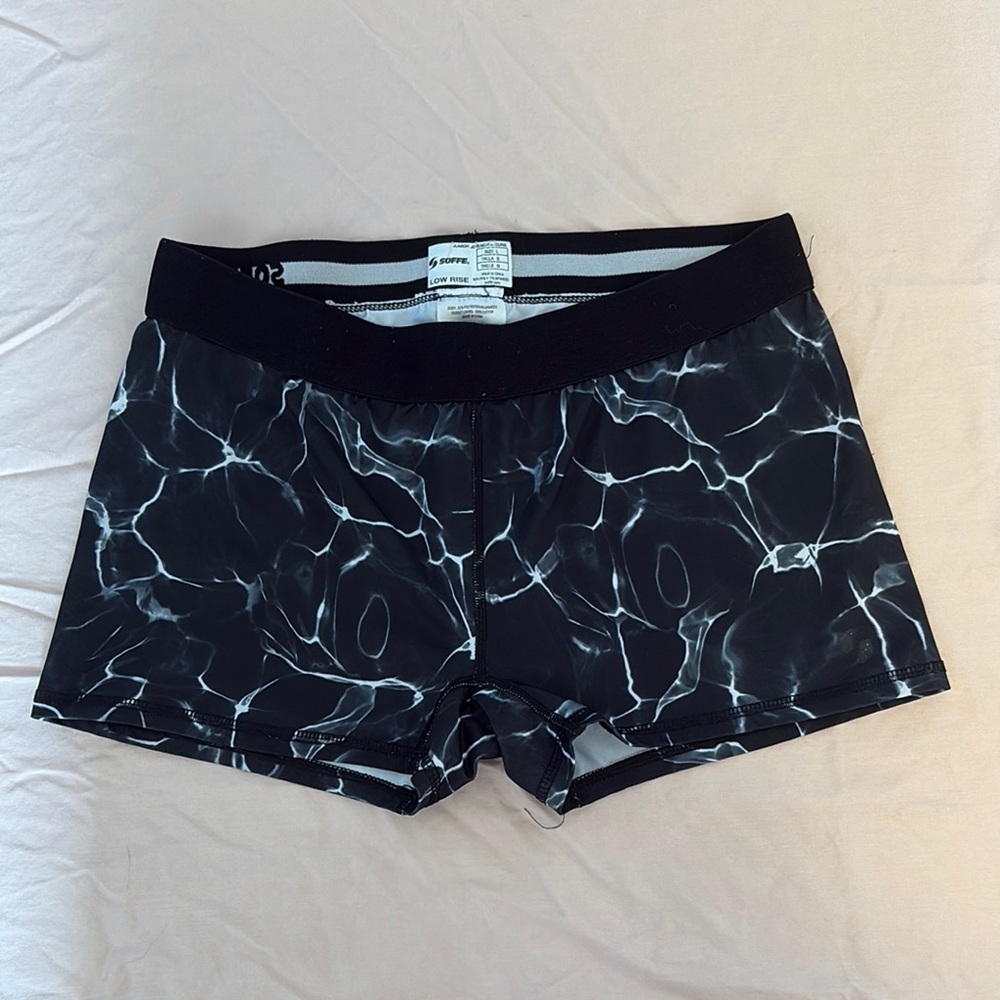 Soffe Black and White Low Rise Boxer Briefs